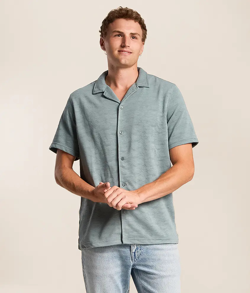 Textured Stretch Shirt | Buckle