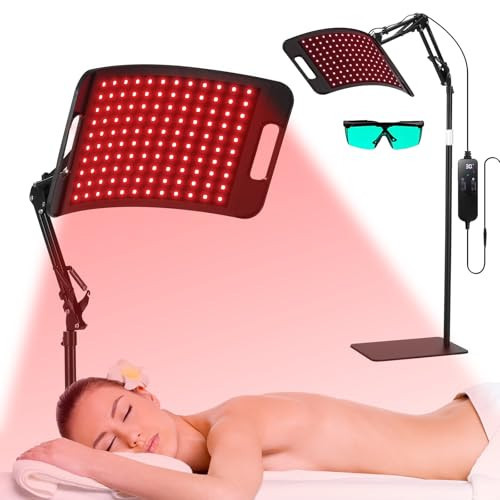 LEDINO Red Light Therapy for Body face-660nm 850nm Infrared Light Therapy Panel 3 in 1 Led Bead red lamp Therapy Home Use,Gift idea for Mom Women Wife Sister Girlfriend | Amazon (US)