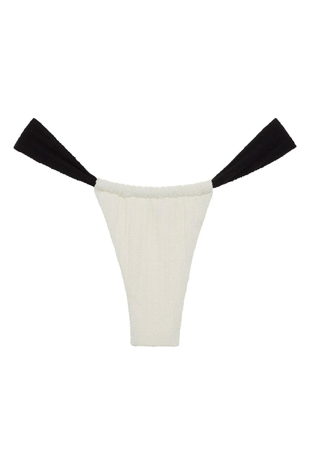 cream black binded terry rib
                    
                      Petal
                   ... | Montce