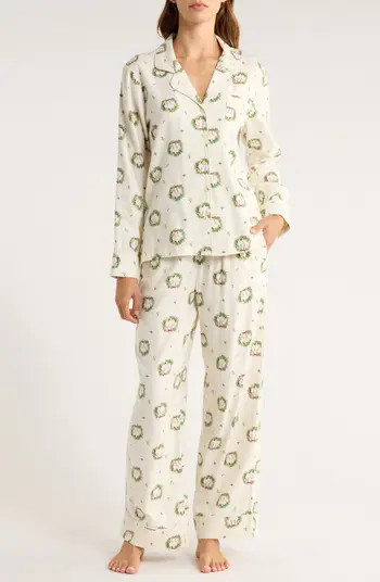 Nordstrom Cozy Cotton Blend Flannel Pajamas | Nordstrom | Nordstrom