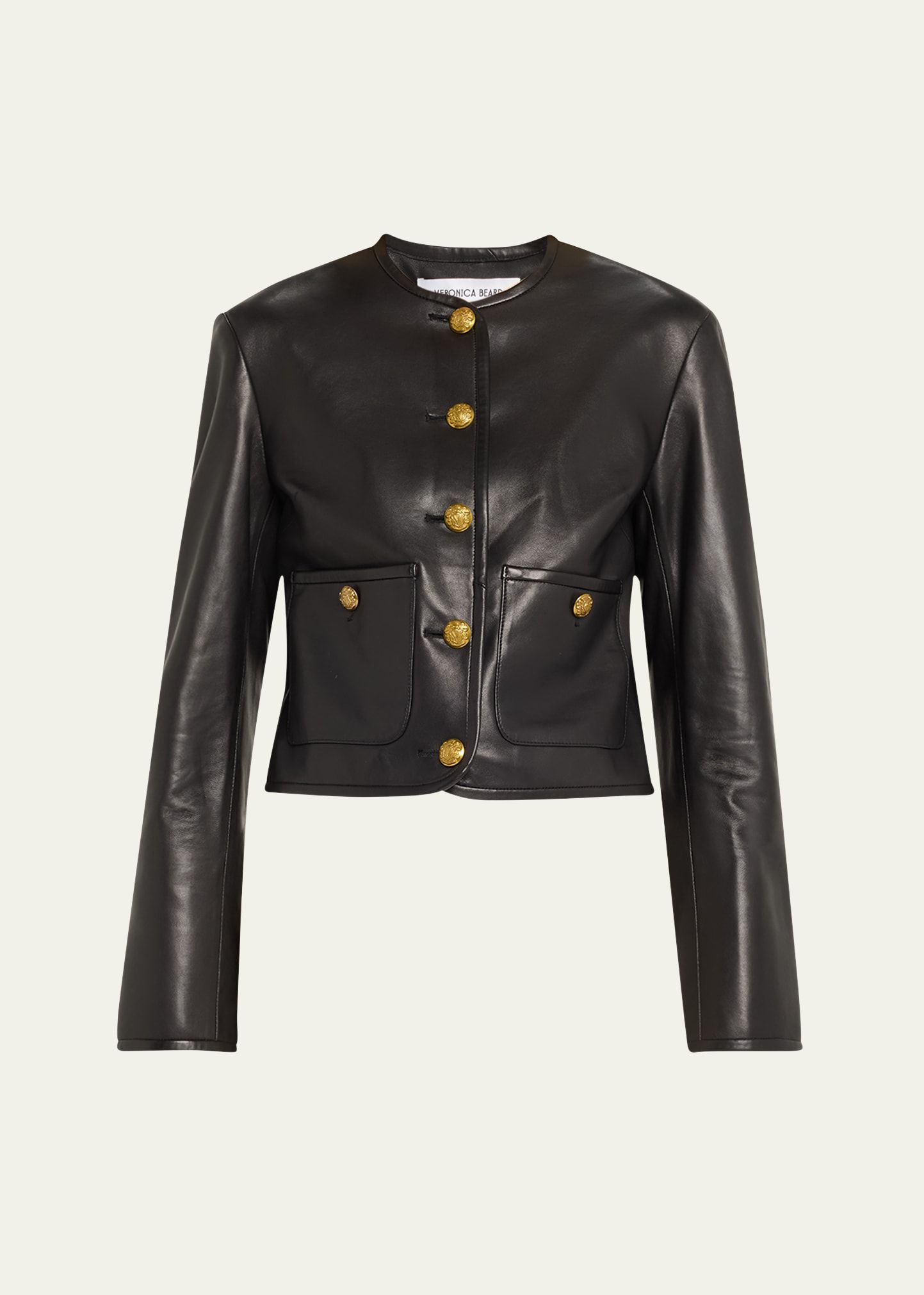 Veronica Beard Andrea Leather Jacket | Bergdorf Goodman