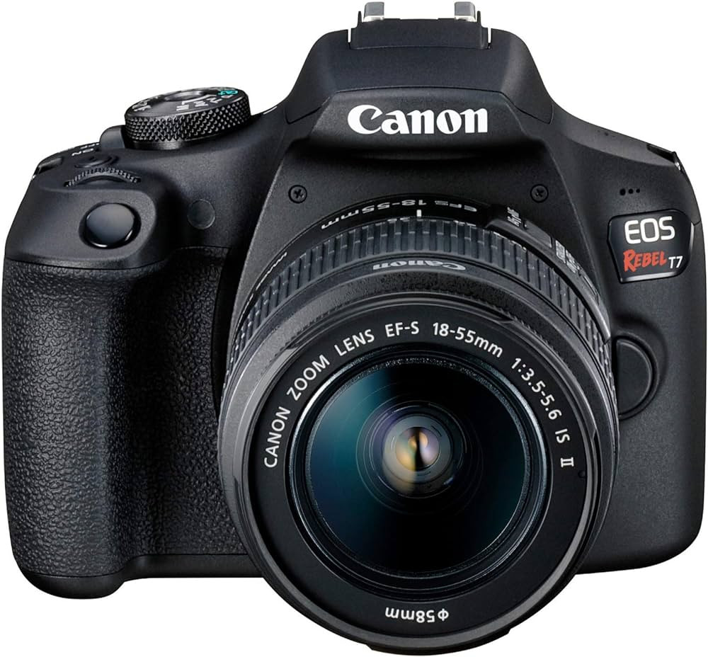 Canon EOS Rebel T7 DSLR Camera with 18-55mm Lens | Built-in Wi-Fi | 24.1 MP CMOS Sensor | DIGIC 4... | Amazon (US)