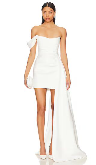 Brenda Dress in White | Revolve Clothing (Global)