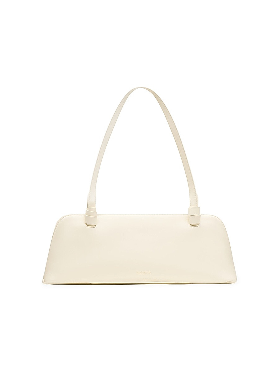 Women's Aries East To West Leather Shoulder Bag - Cream | Saks Fifth Avenue