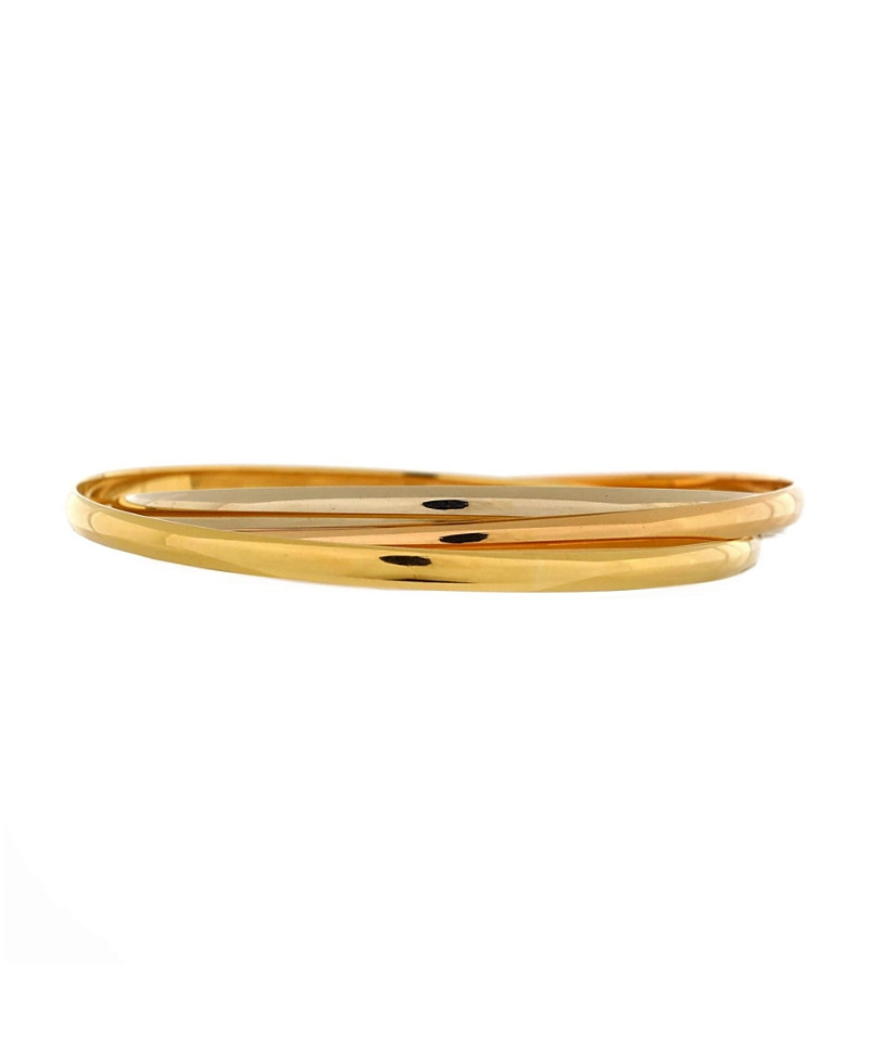 Pre-Owned Cartier Vintage Trinity Bangle Bracelet 18K Tricolor Gold | Bloomingdale's (US)