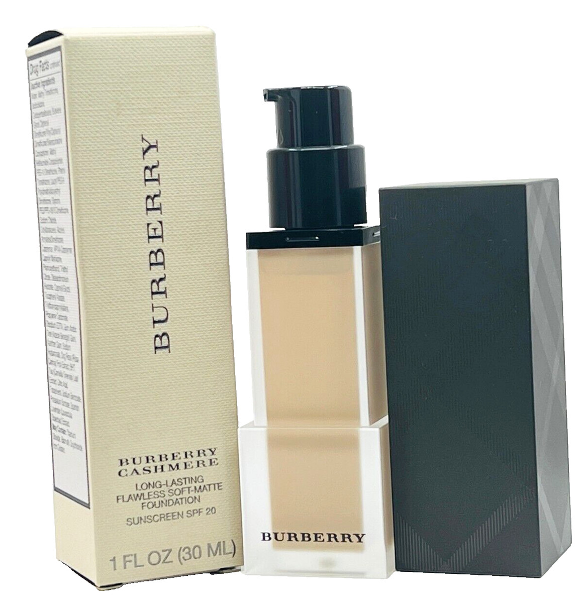 Burberry Cashmere Foundation LongLasting Flawless Soft-Matte SPF 20 #Porcelain  | eBay | eBay US