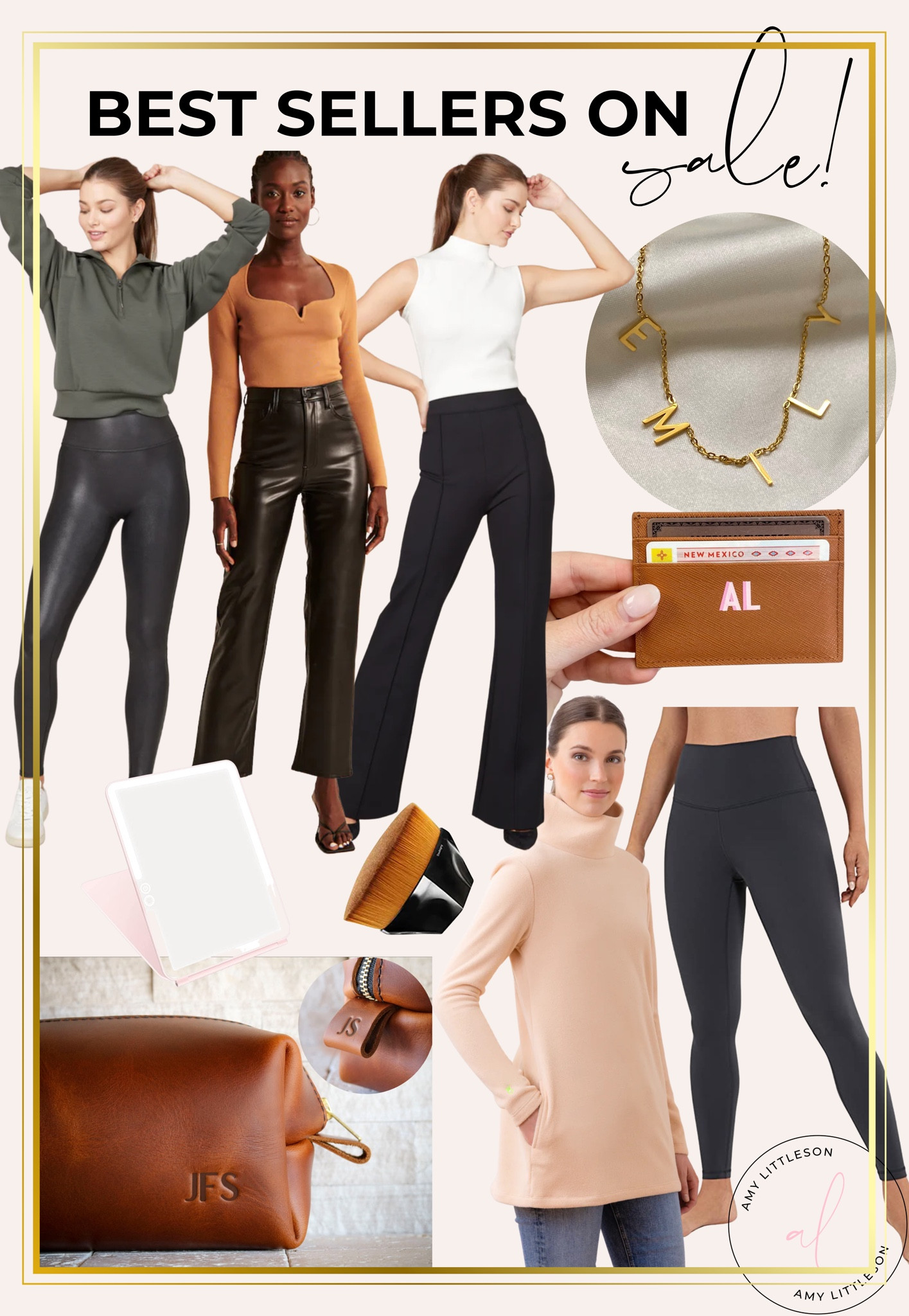 Best selling styles that you all love on SALE!! Sizing details: 


• Spanx Faux Leather Leggings: size up one size 
• Abercrombie Faux Leather Pants: I went true to size in my waist but got the ‘short’ length (I’m 5’1” for reference)
• Spanx Perfect Pants: Size up one size 
• Dudley Stephens Turtleneck: I go true to size 
• Lululemon Leggings Dupe: I go true to size 

#leggings #Abercrombie #fauxleather #Spanx #monogram #giftguide #giftforguys #DudleyStephens #Amazon 


#LTKSeasonal #LTKCyberweek #LTKsalealert