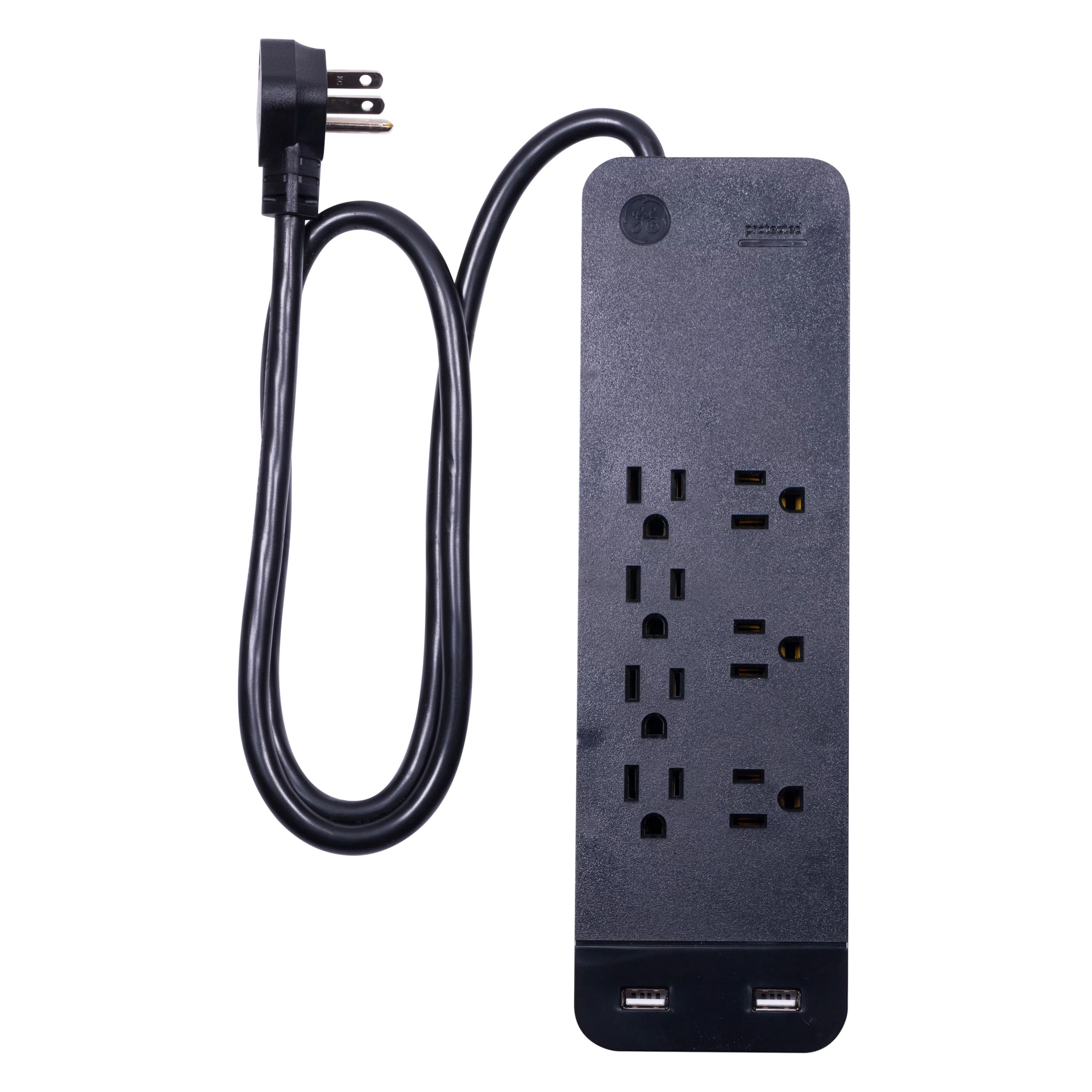 GE Pro 7-Outlet 2-USB Power Strip Surge Protector, 3ft. Cord - 37054 - Walmart.com | Walmart (US)