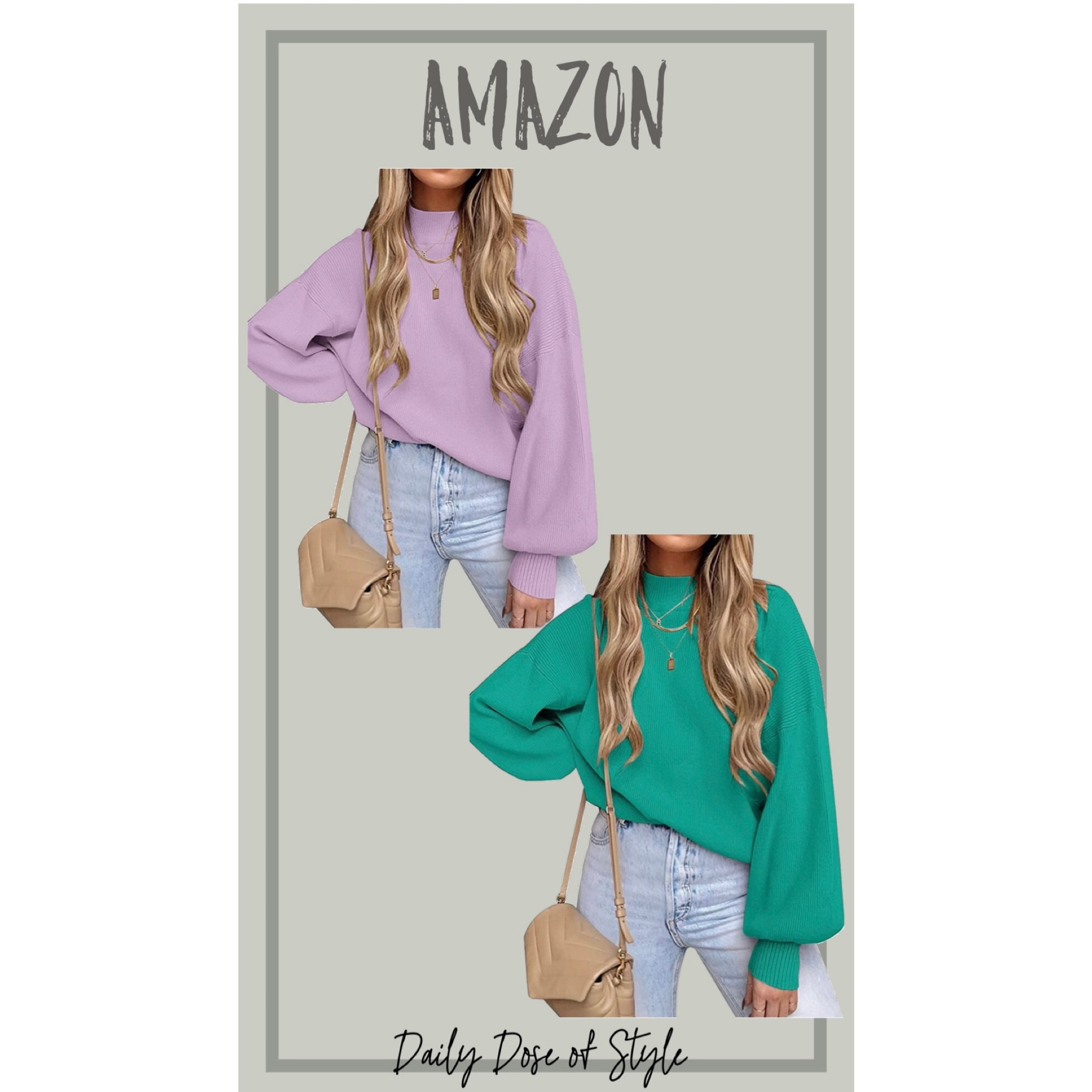 This mock neck sweater from Amazon is so pretty! So many gorgeous colors!
#fallsweater #fallfashion #amazonfashion 

#LTKSeasonal #LTKunder50