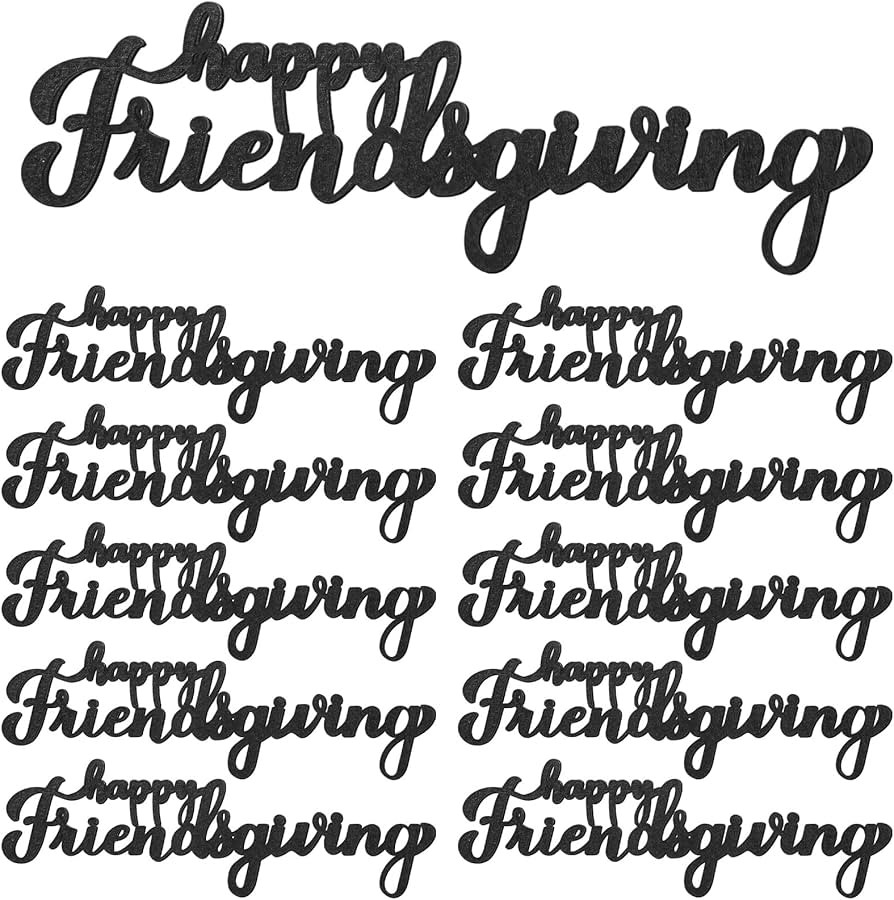 12 Pcs Thanksgiving Wood Cutouts Signs Thanksgiving Place Cards Table Setting Decor Friendsgiving... | Amazon (US)