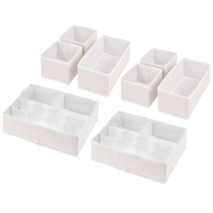 mDesign Fabric Drawer and Closet Storage Organizer, Set of 8 | Target