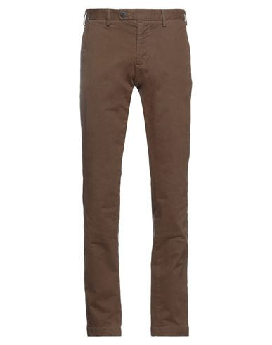 At. p.co Man Pants Brown Size 42 Cotton, Elastane | YOOX (US)