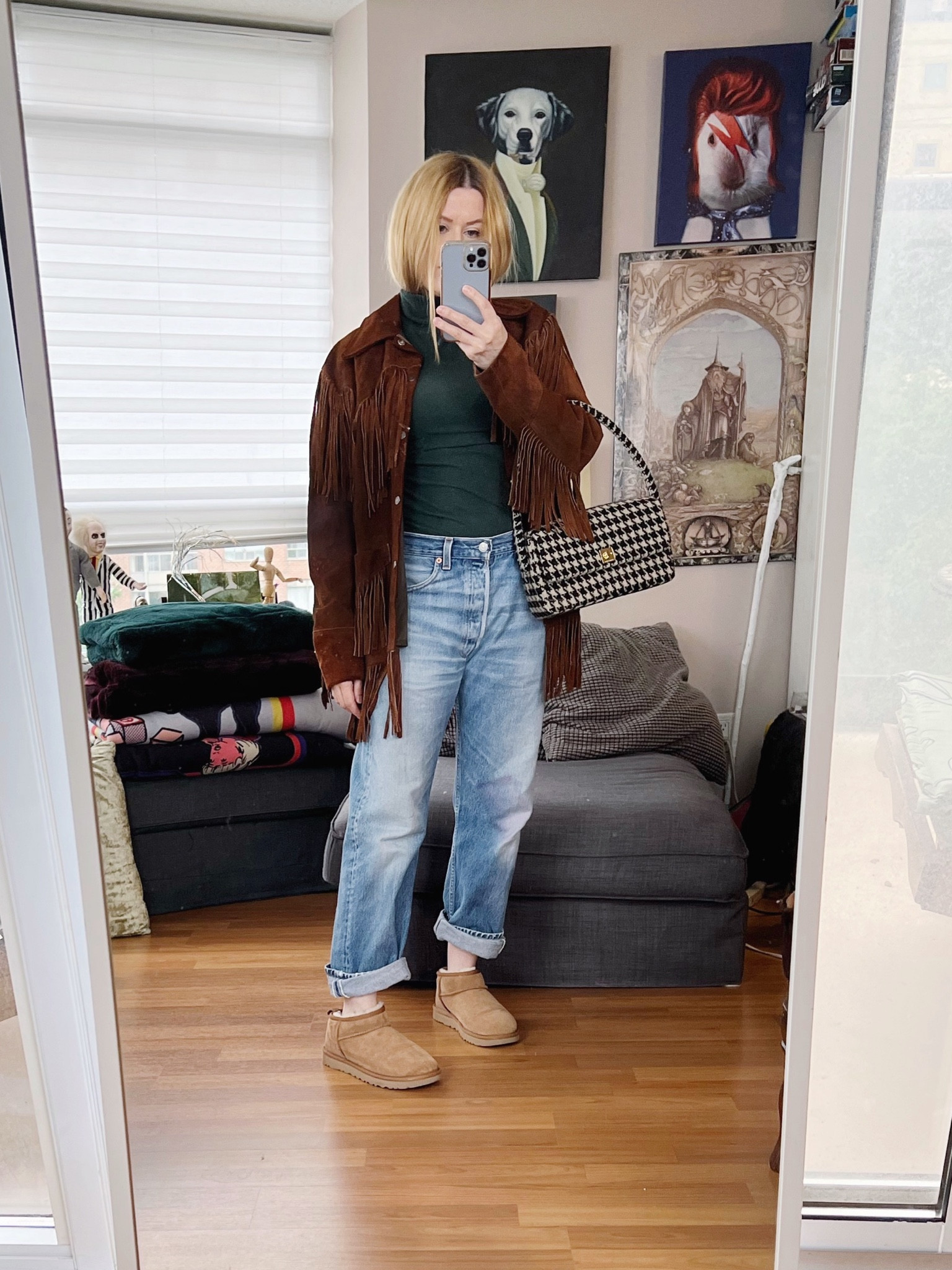 I’m pretty happy to get jackets back into the wardrobe rotation. This one is vintage, and so are the jeans.

•
.  #falllook  #torontostylist #StyleOver40  #secondhandFind #fashionstylist #FashionOver40  #vintagelevis #vintage70s #vintagelover #MumStyle #genX #genXStyle #shopSecondhand #genXInfluencer #WhoWhatWearing #genXblogger #secondhandDesigner #Over40Style #40PlusStyle #Stylish40s #styleTip  #secondhandstyle 

#LTKshoecrush #LTKover40 #LTKstyletip