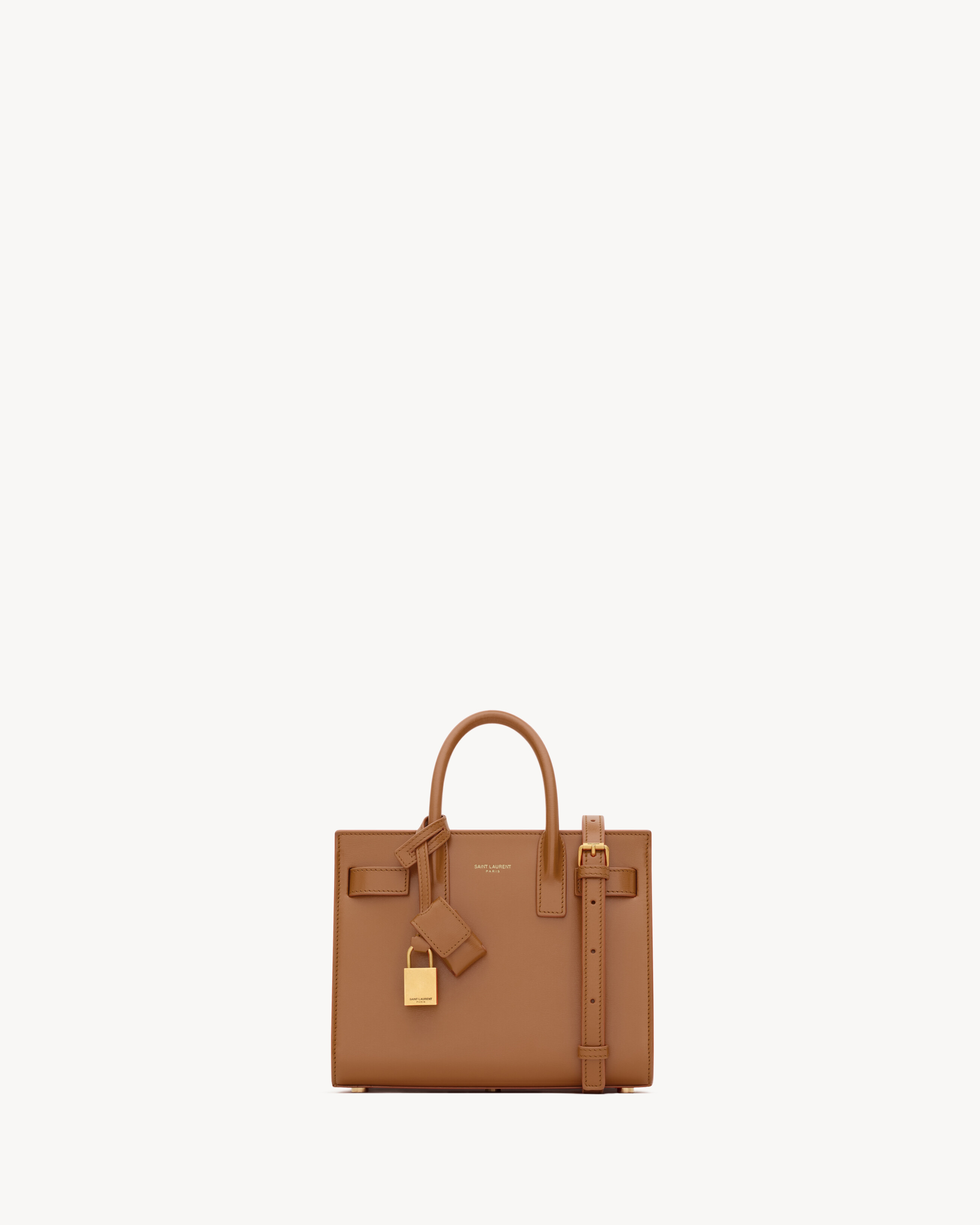 SAC DE JOUR IN SMOOTH LEATHER - NANO in Brown | Saint Laurent | YSL EN-US | Saint Laurent Inc. (Global)