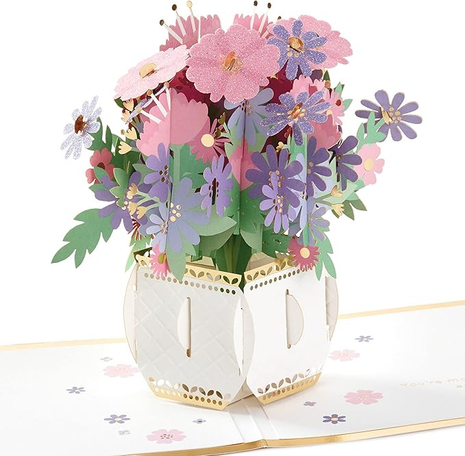 Hallmark Signature Paper Wonder Pop Up Birthday Card or Anniversary Card (Bouquet) | Amazon (US)