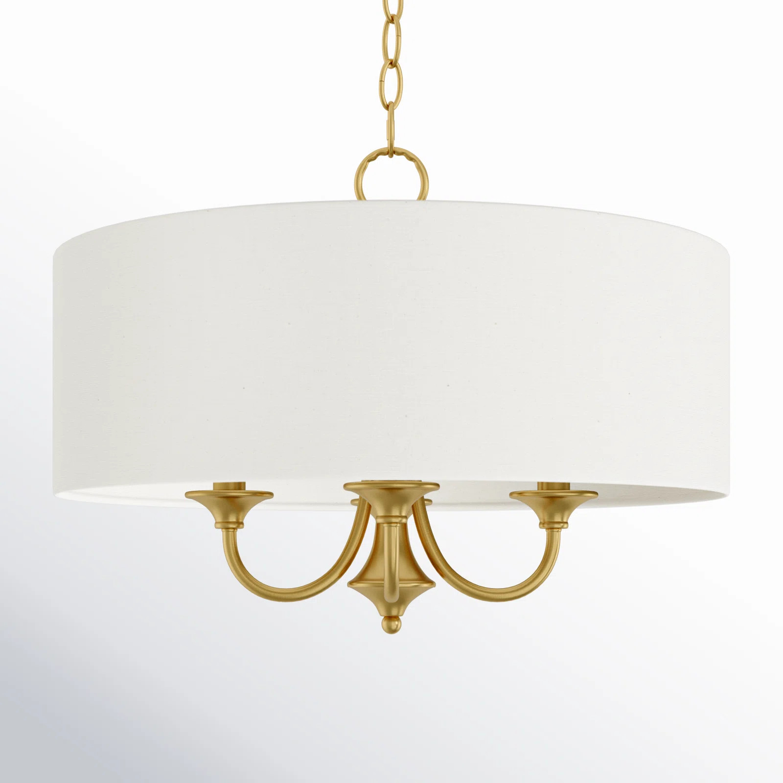 Juna 4 - Light Brass Shaded Pendant | Wayfair North America
