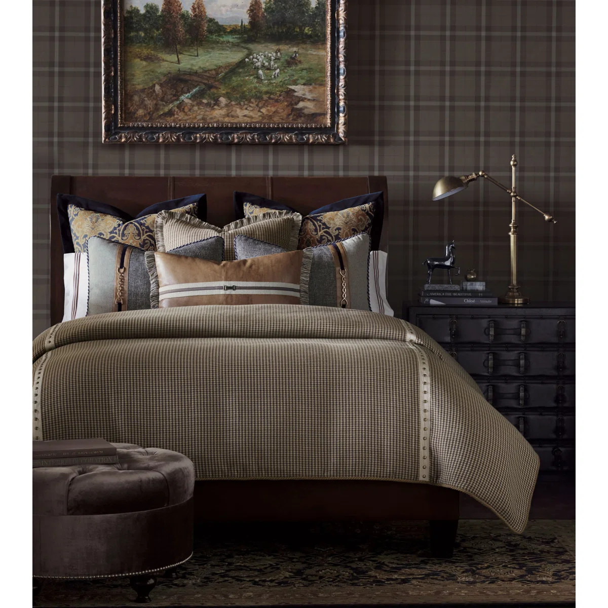 Aiden Faux Leather Lumbar Pillow Cover & Insert | Wayfair North America