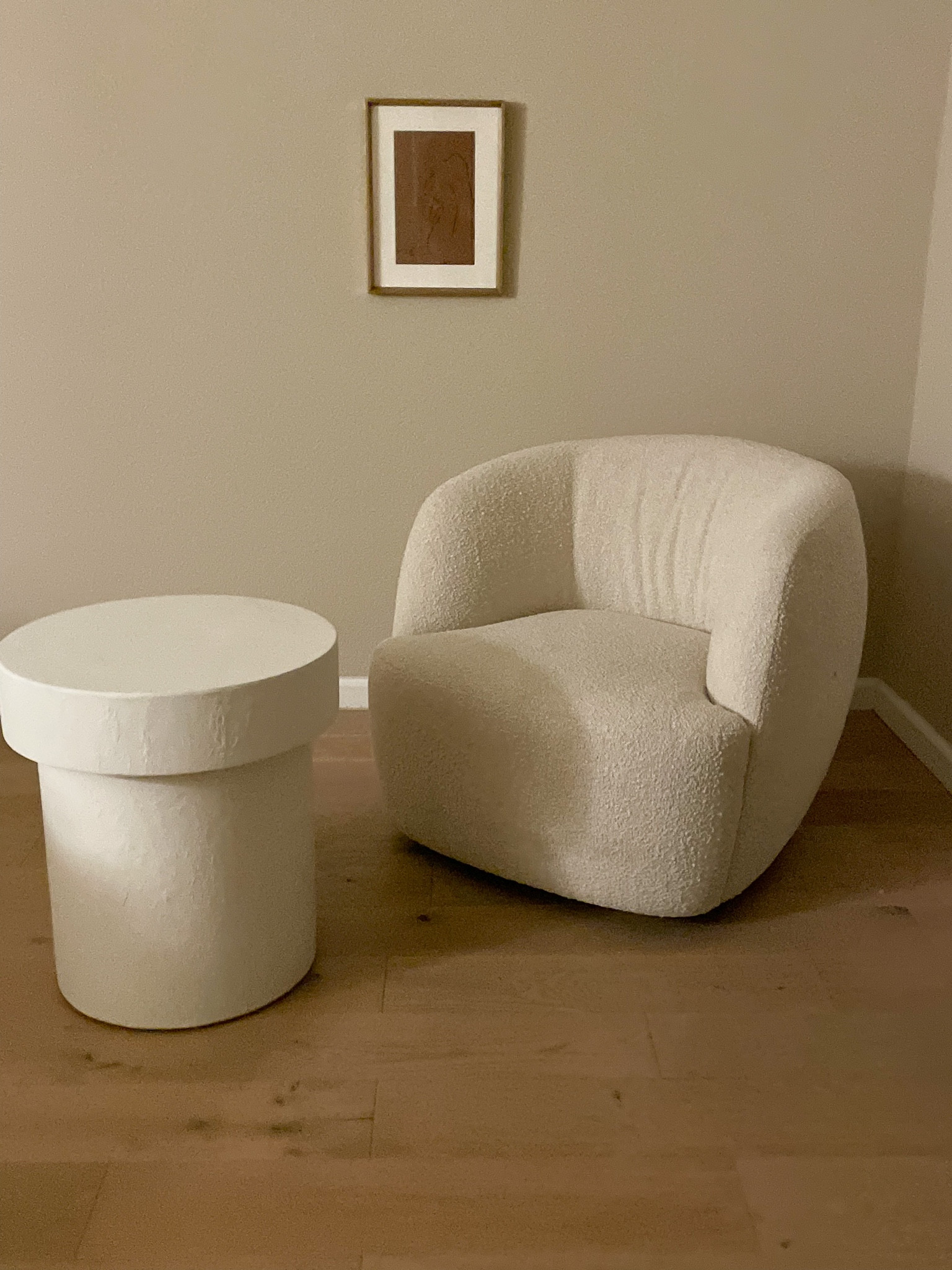 My favorite corner in the bedroom! 
Bedroom decor, boucle chair, home decor, bedroom design

#LTKFind #LTKstyletip #LTKhome