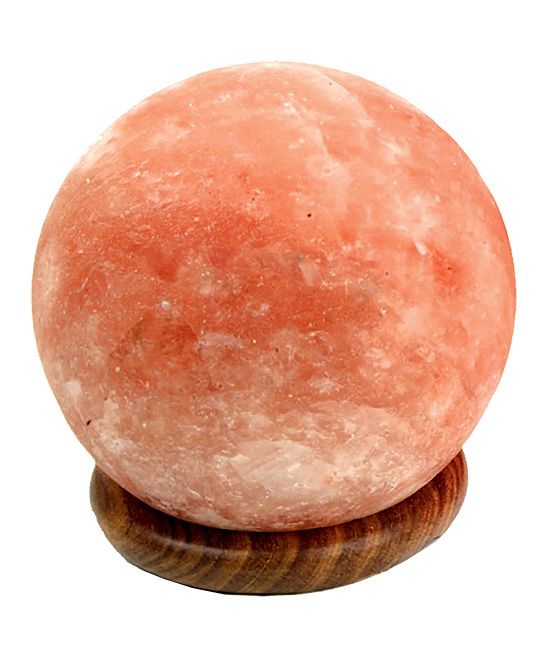 Relaxus Salt Lamps - Orange Ionic Fengshui Salt-Crystal Ball Lamp | Zulily