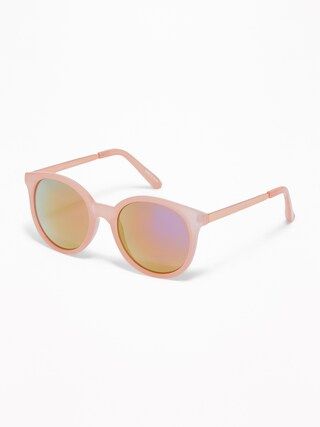 Round Translucent Sunglasses for Women | Old Navy US