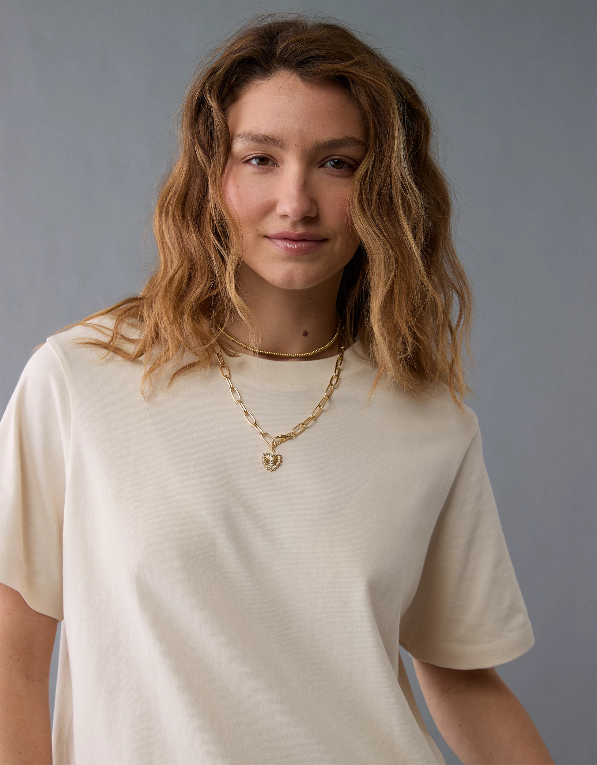 AE Everyday Luxe Relaxed T-Shirt | American Eagle Outfitters (US & CA)