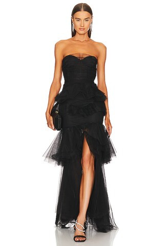 Michael Costello x REVOLVE Alai Gown in Black from Revolve.com | Revolve Clothing (Global)