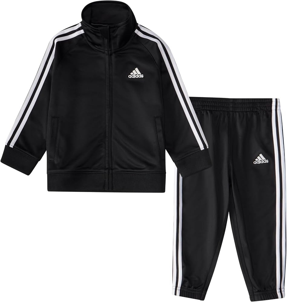 adidas Baby Tricot Tracksuit Jacket Jogger Pant Set | Amazon (US)