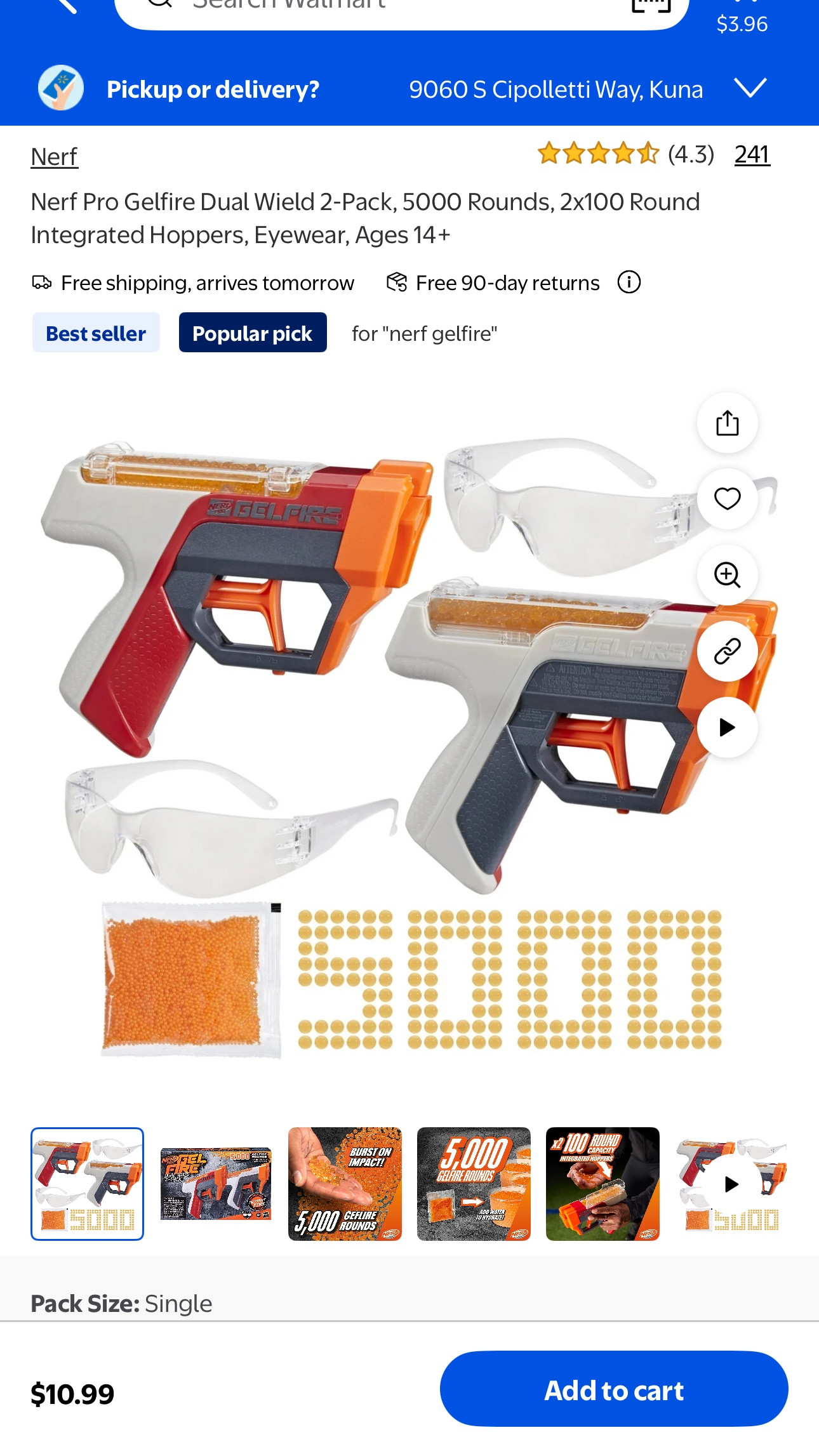 Needy guns with orbeez! 😍 