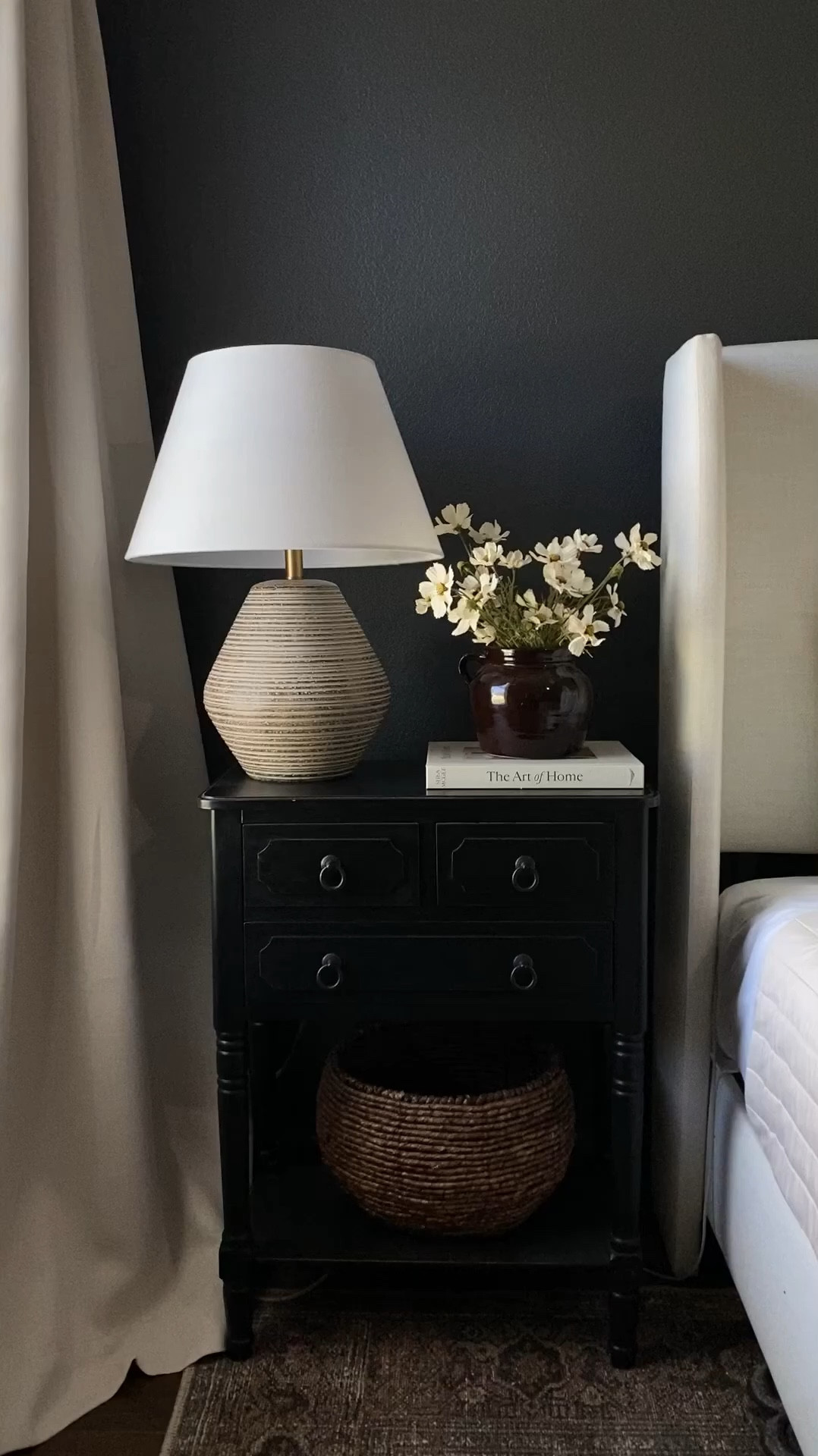 Nightstand decor! 

Home inspo | home decor | bedroom decor | bedroom inspoo

#LTKHome #LTKSeasonal #LTKFallSale