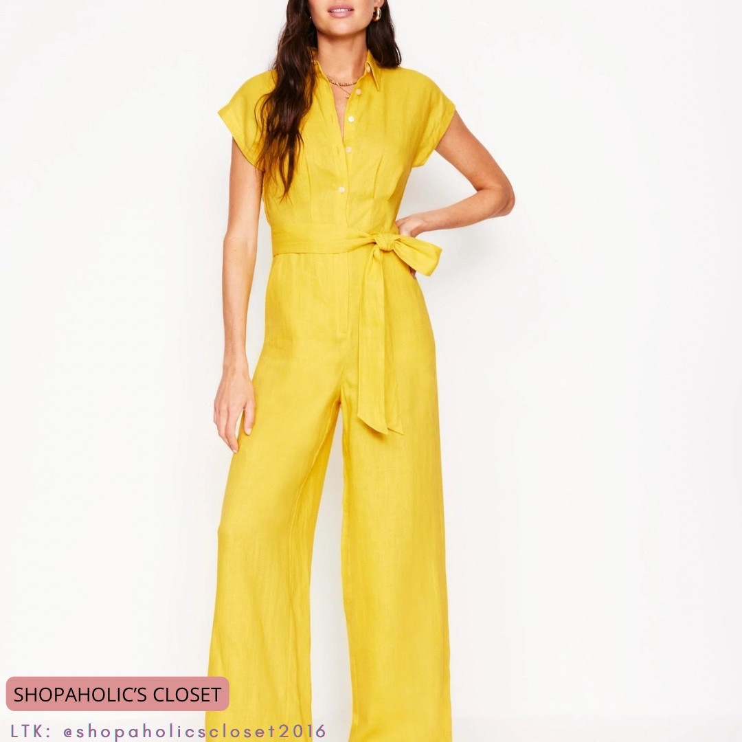 Wishlist ✔️

Loving this linen jumpsuit from Boden. Like a piece of sunshine ☀️ 

#shopdeescloset #shopaholicscloset 

Butter yellow
Spring fashion 

#LTKWorkwear #LTKStyleTip