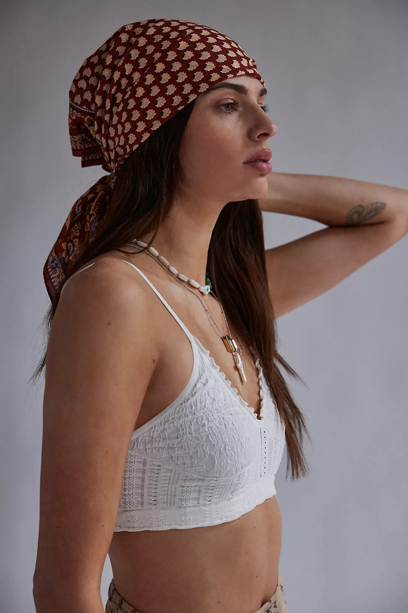 Lotus Paisley Print Bandana | Free People (Global - UK&FR Excluded)