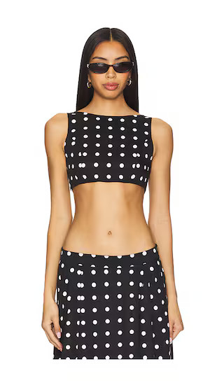 City Top in Polka Dot | Revolve Clothing (Global)