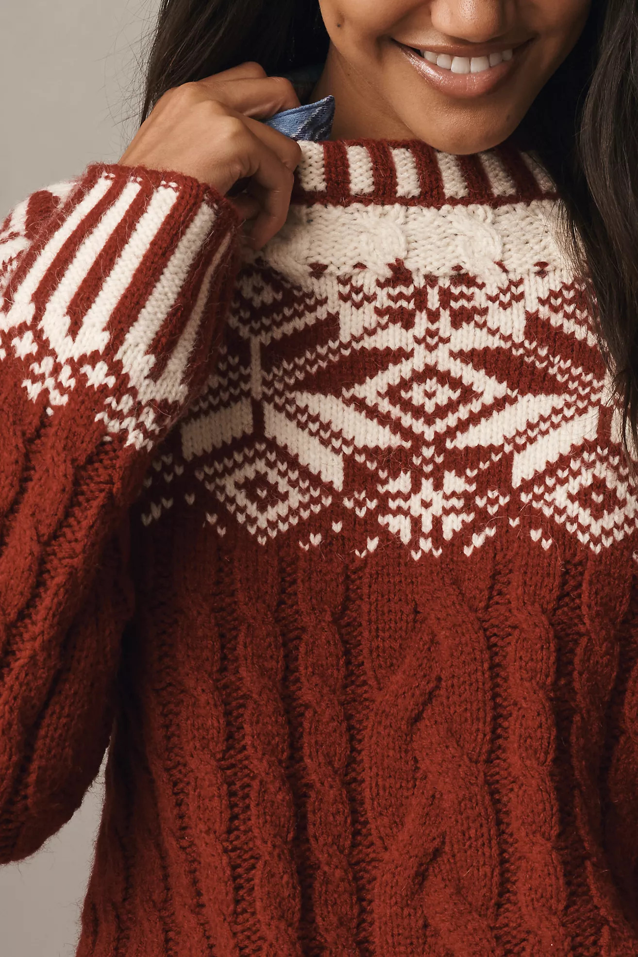 Design History Long-Sleeve Crewneck Sweater | Anthropologie (US)