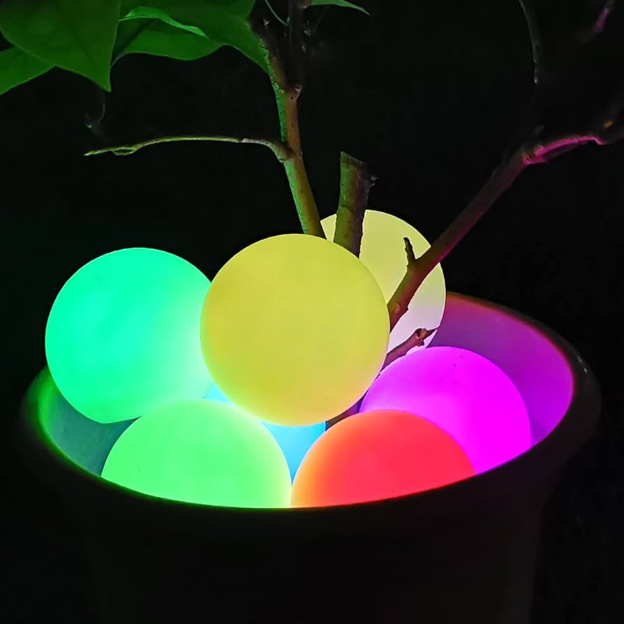 Floating Pool Light Ball, RGB Color Changing Bath Hot Tub Light, IP68 Waterproof Orb Light up Bal... | Amazon (US)