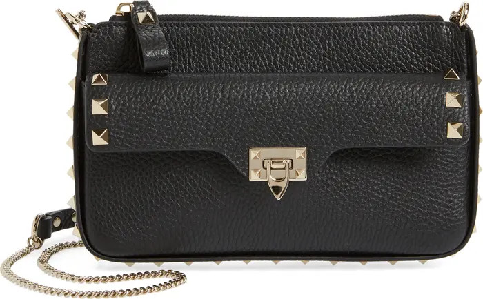 Valentino Garavani Rockstud Leather Pouch Shoulder Bag | Nordstrom | Nordstrom