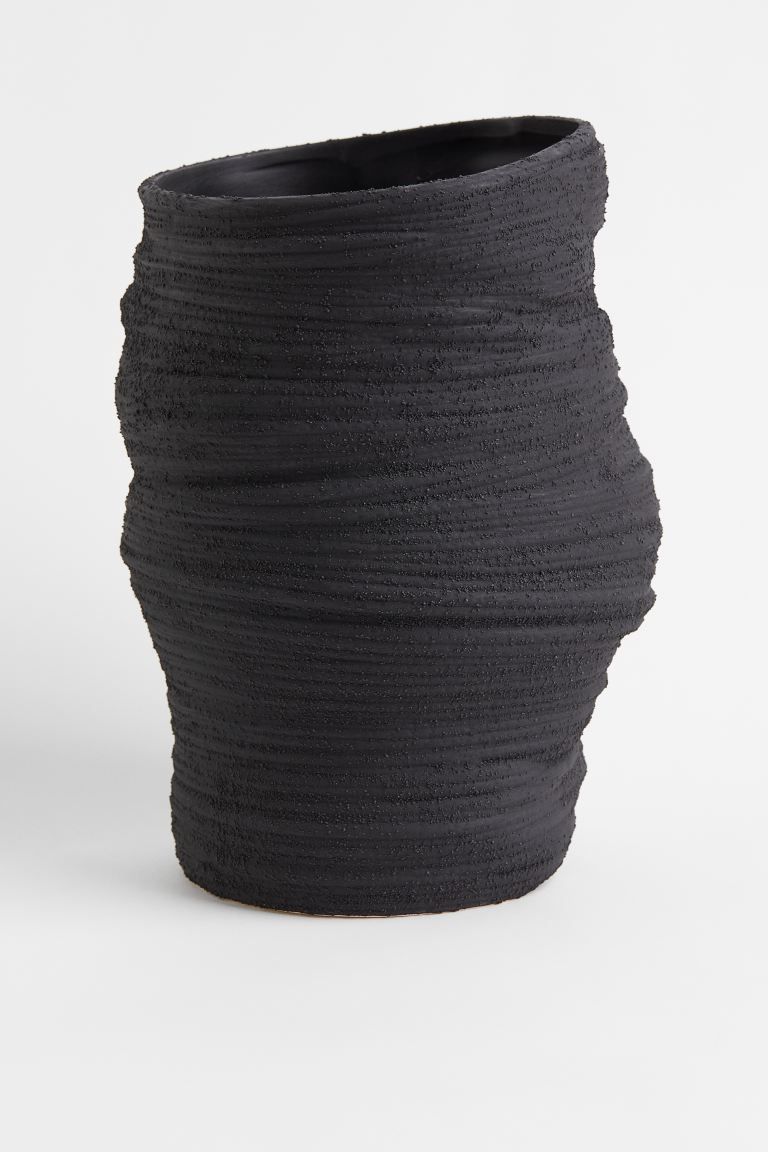 Asymmetric Stoneware Vase | H&M (US + CA)