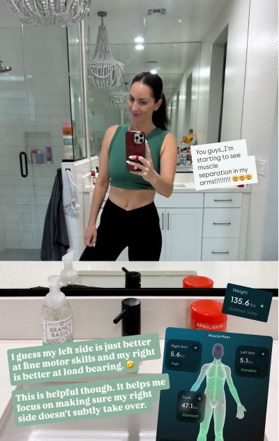 Finally seeing muscle definition! 

 #LTKfitnessgoals #LTKActive #LTKU