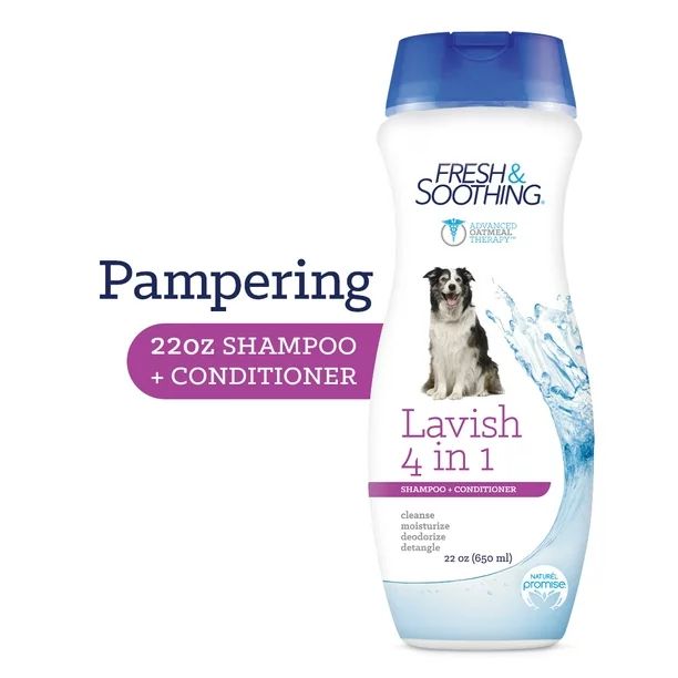 Naturel Promise Fresh & Soothing Lavish 4-in-1 Shampoo + Conditioner for Dogs & Cats, 22oz - Walm... | Walmart (US)