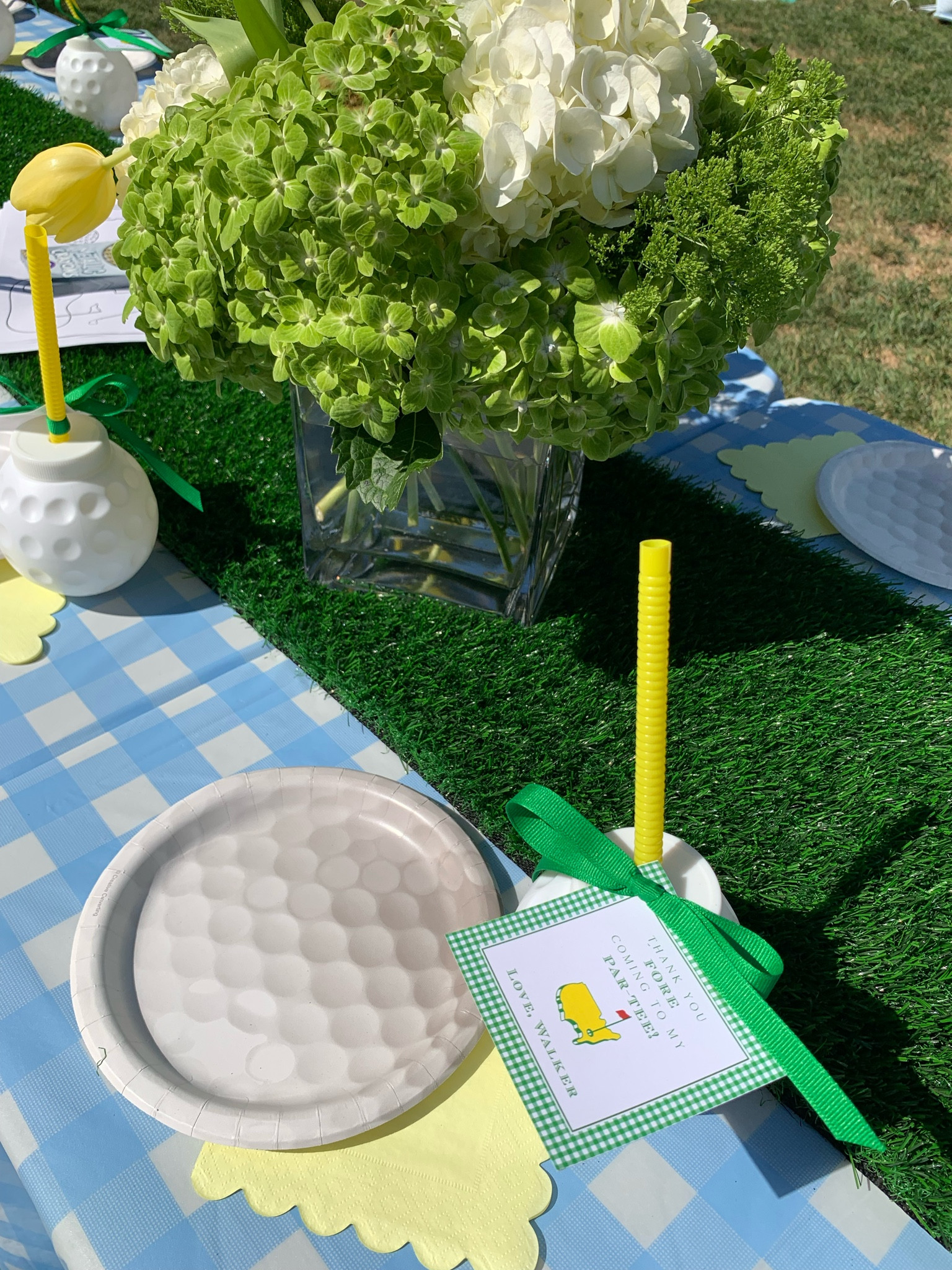 No one wants to bring home tons of junk party favors, so we went with the golf ball cup. It was a huge hit!

#LTKkids #LTKparties #LTKfamily