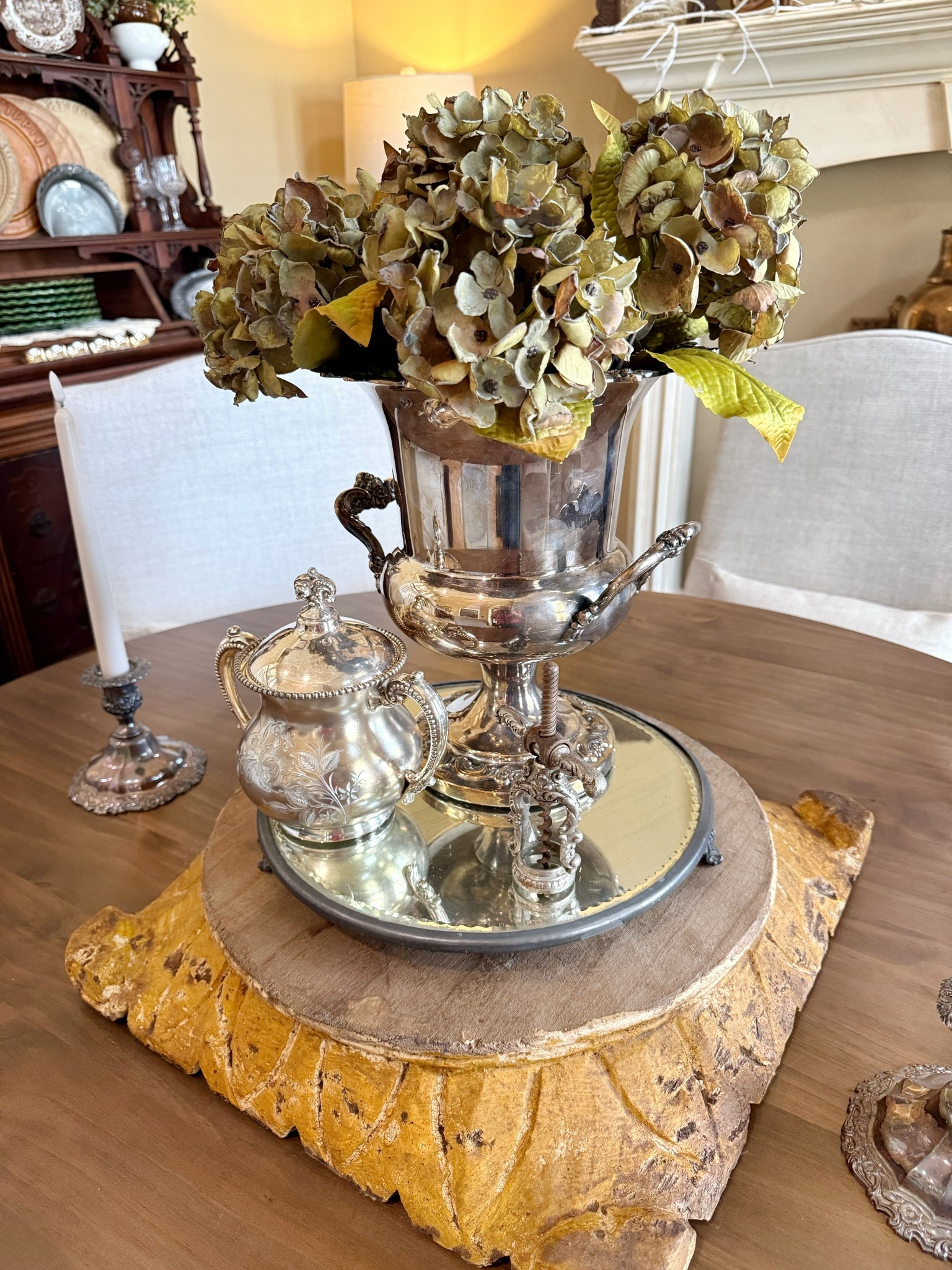 Spring is Coming! Are you ready?
This set of 6 Artificial Silk Dried Hydrangeas are the best I’ve seen. Trust me! I’m a little bougie when it comes to fake florals and I typically buy my dried hydrangeas (real dried ones, not silk) off Etsy, and these are just as pretty. 

#LTKSeasonal #LTKHome