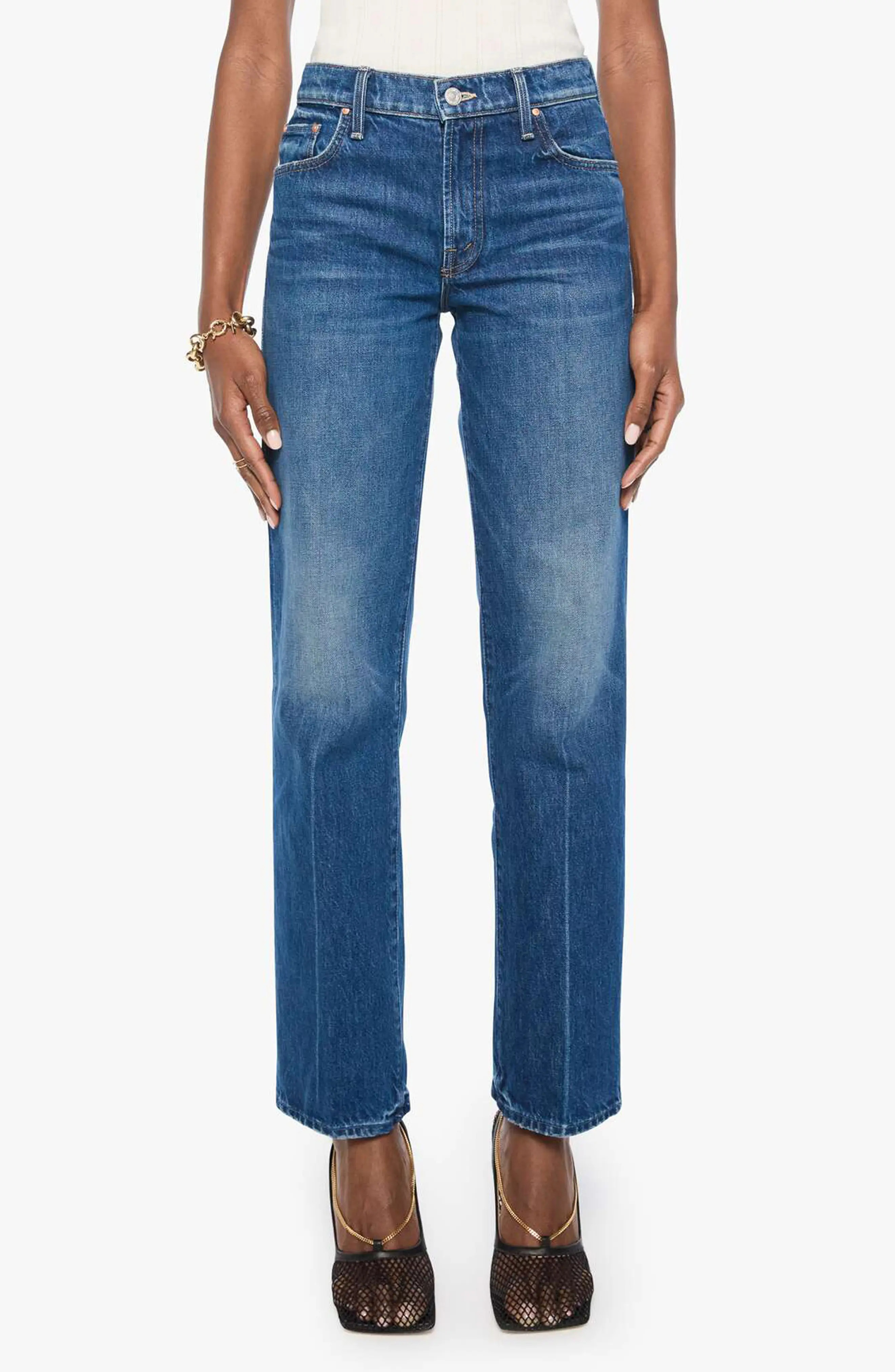 The Mid Rise Rambler Skimp Straight Leg Jeans (Women) | Nordstrom | Nordstrom