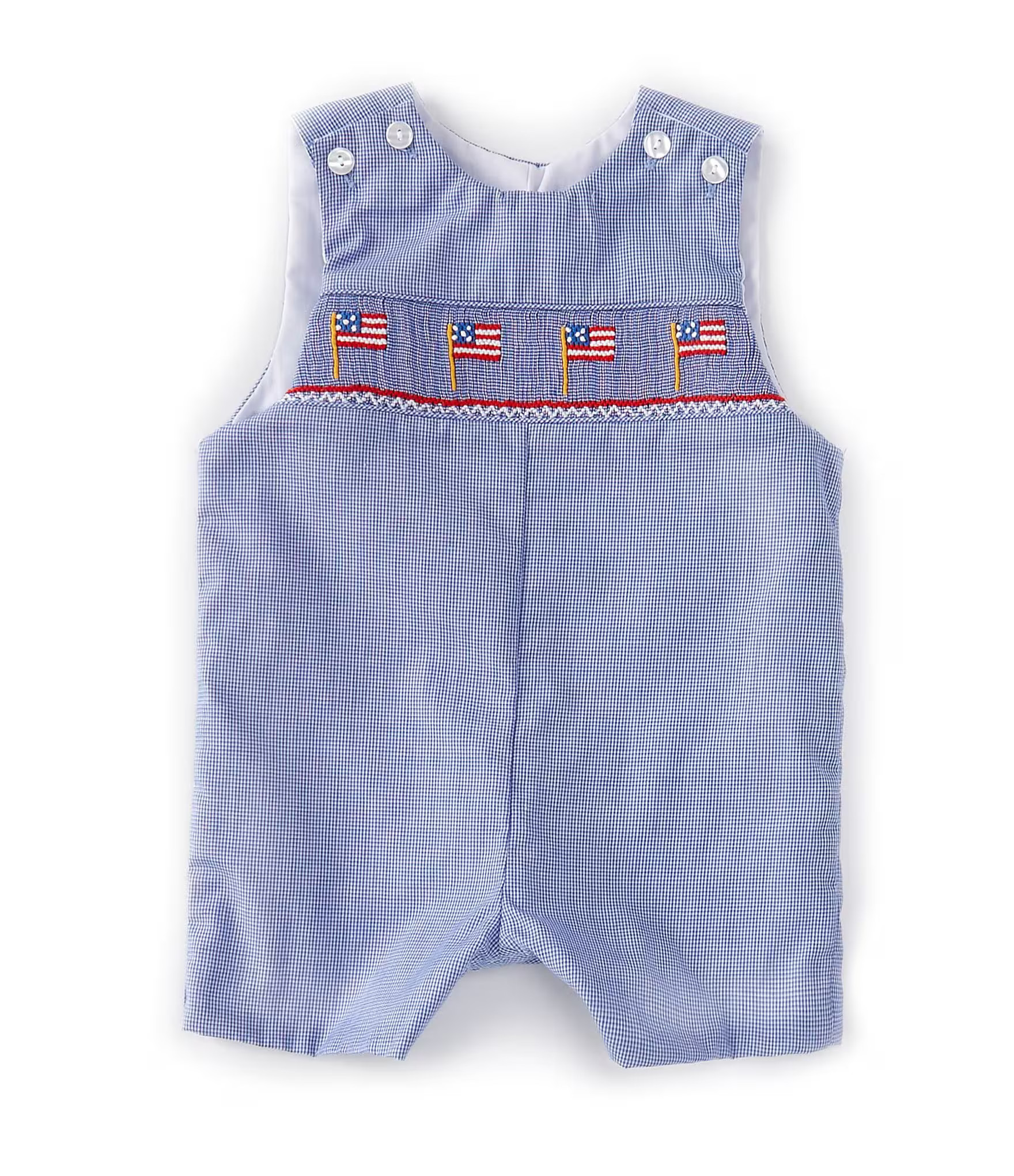 Baby Boys 3-24 Months Flags Sleeveless Jon Jon Coverall | Dillard's