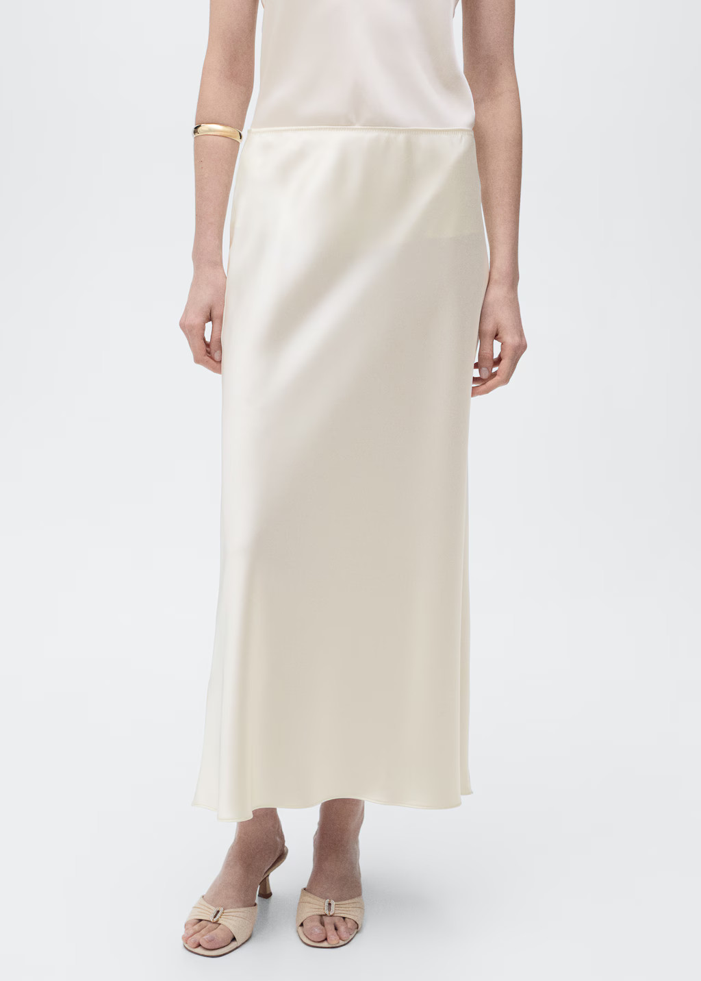 Midi satin skirt - Women | MANGO USA | Mango (US/MX/AU)