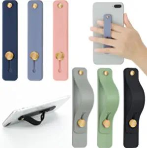 6 Pieces Phone Strap Grip Holder Finger Cell Phone Grip Telescopic Phone Finger Strap Stand Unive... | Amazon (US)