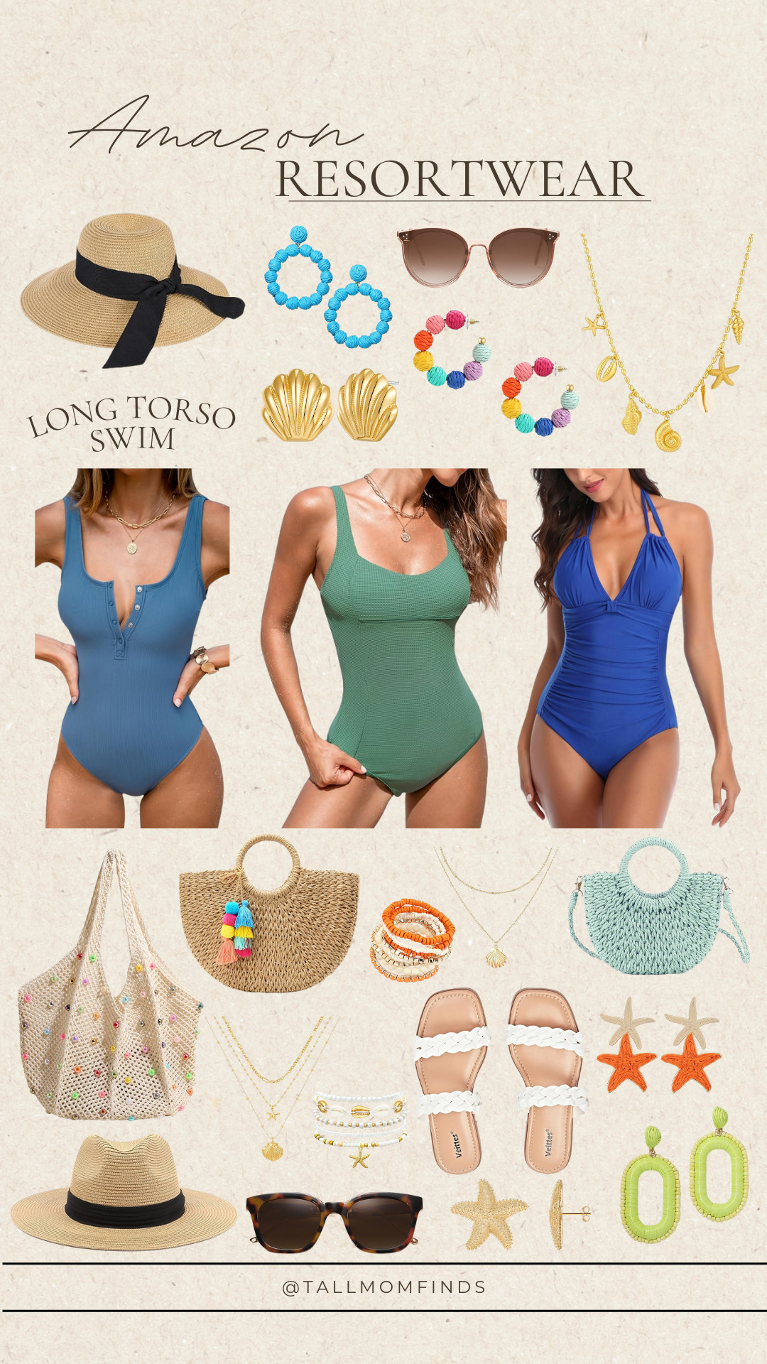 Bright and colorful accessories + long torso swim = the cutest resortwear inspo! Sharing lots of swim, jewelry, bags and more all from Amazon.

resortwear, vacation, beach inspo, swim inspo, tall swim, swimwear, resortwear outfit, vacation outfits 

 

#LTKFindsUnder50 #LTKSwim #LTKTravel