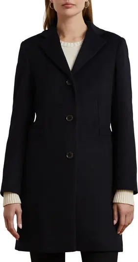 Longline Wool Blend Coat | Nordstrom