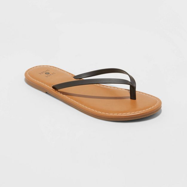 Women's Ava Skinny Strap Flip Flop Sandals - Shade and Shore™ | Target