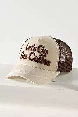 Worn/West Go Get Coffee Trucker Hat | Anthropologie (US)