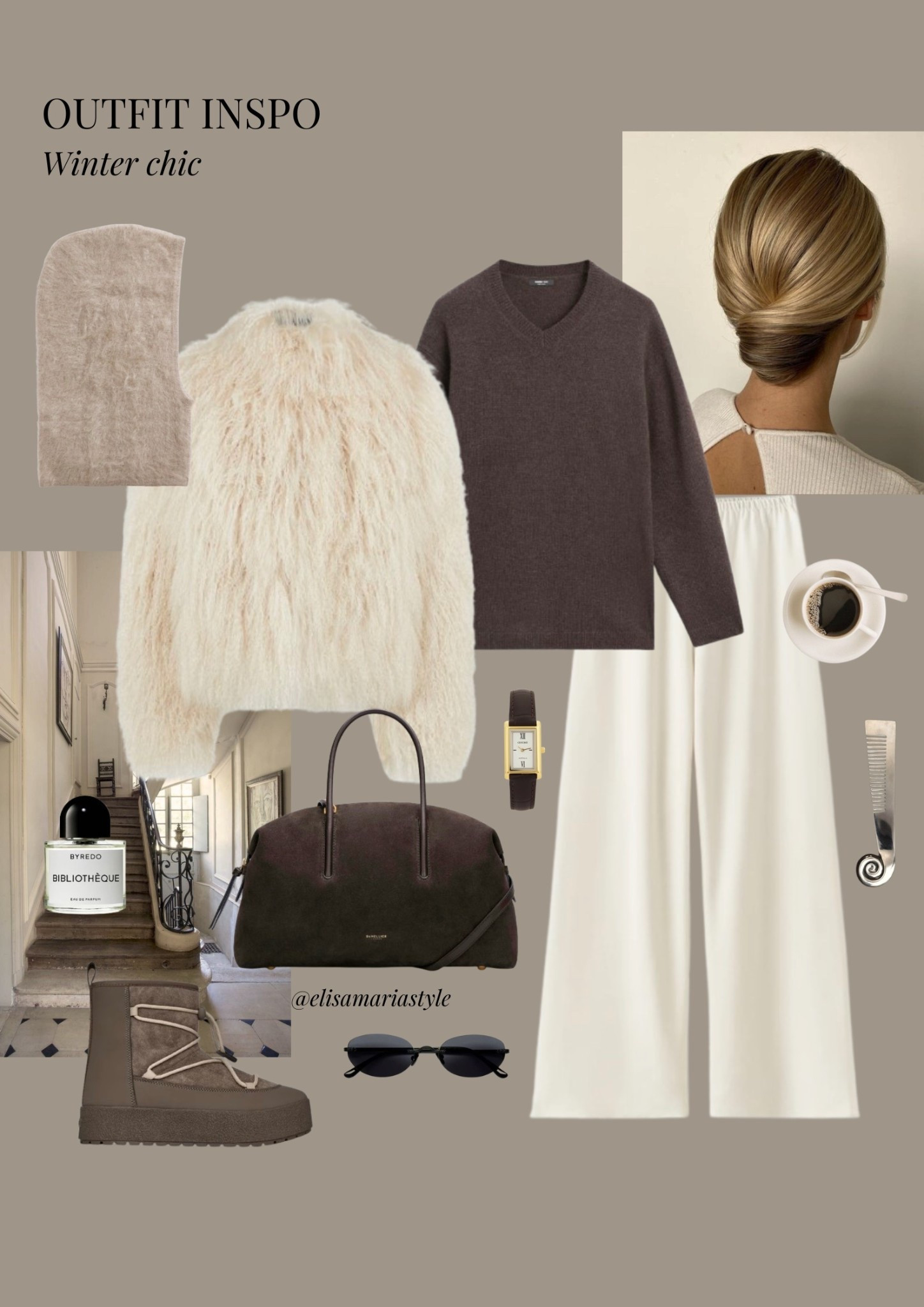 Chic winter outfit idea 🤍

#LTKbag #LTKstyletip #LTKwinter