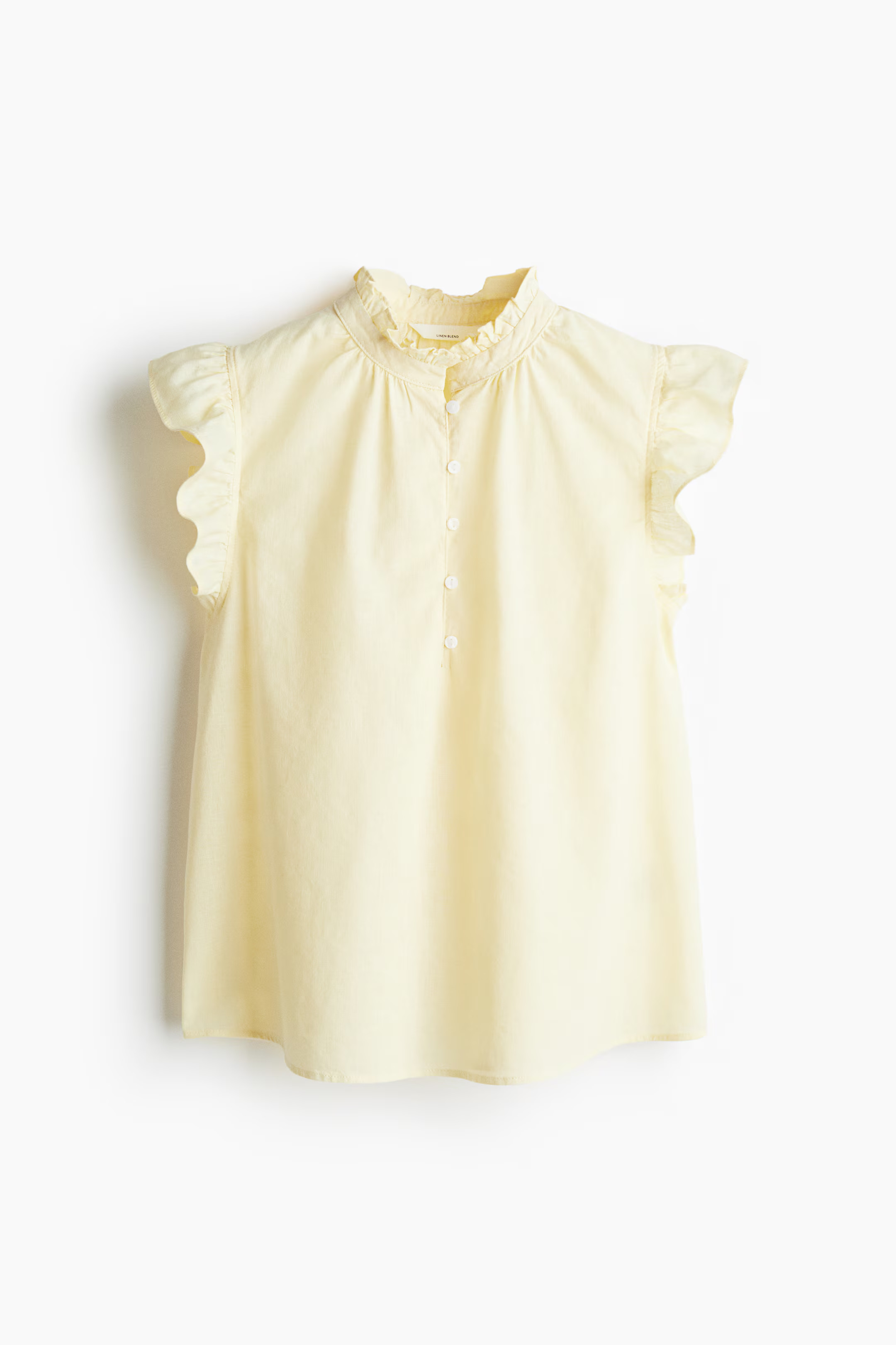 Linen-blend blouse | H&M (UK, MY, IN, SG, PH, TW, HK)